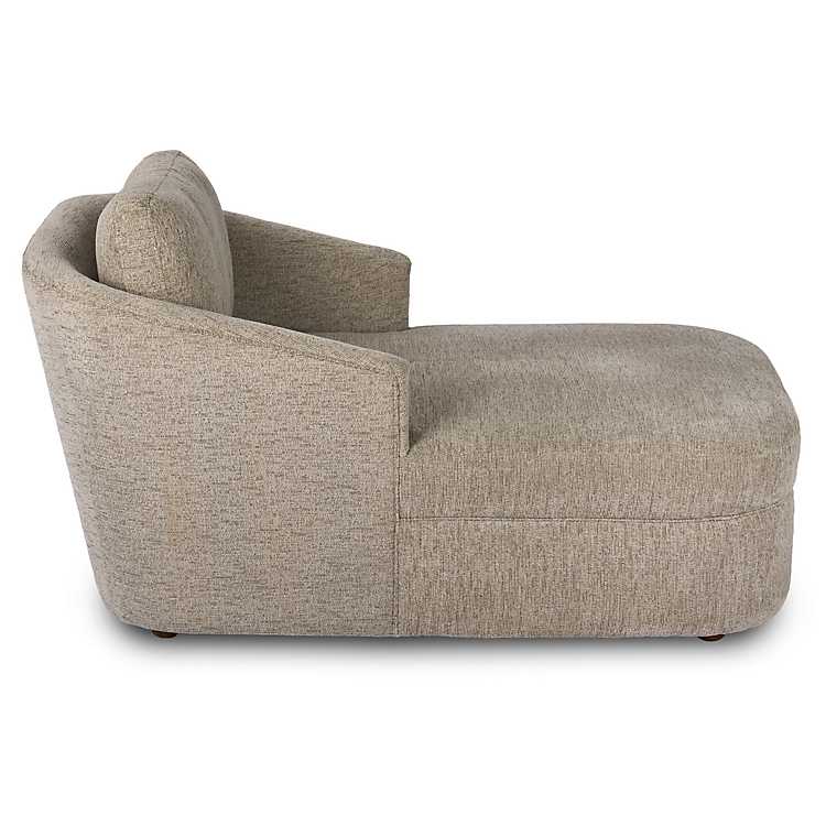 Kelly Beige Upholstered Chaise Lounge
