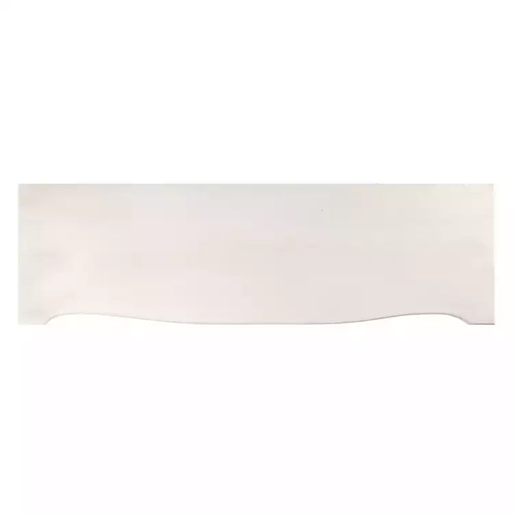 New! Elizabeth White Ribbed Drawer Console Table