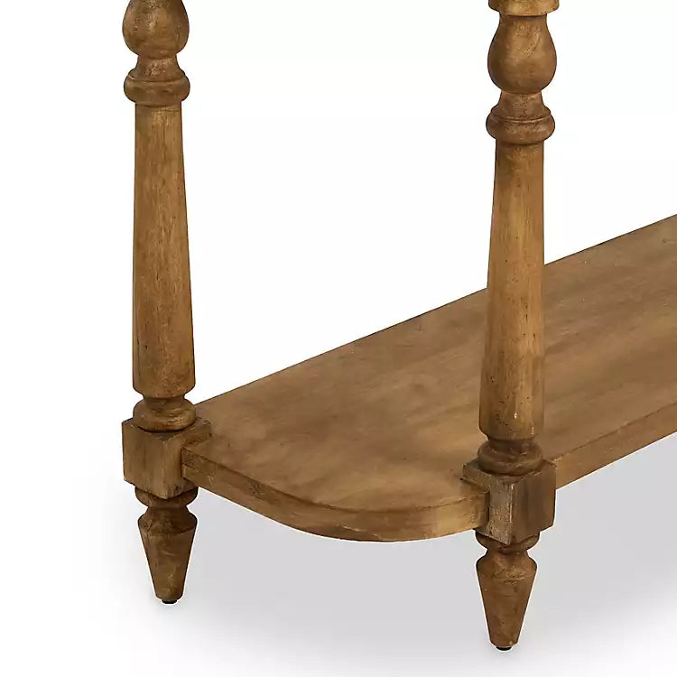 New! Brown Wood Vera Console Table